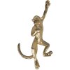Clayre & Eef Cârlig de perete 6Y4168 Monkey Gold 8x6x19 cm Fier