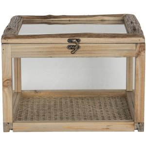 Clayre & Eef 6H1919 Cutie de depozitare Brown Wood...