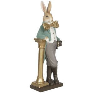 Clayre & Eef Dekoration Kaninchen 17x15x46 cm...