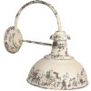 Clayre & Eef Lampă de perete 6LMP680 Fier alb 47x30x40 cm Vintage Shabby Chic E14