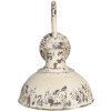 Clayre & Eef Lampă de perete 6LMP680 Fier alb 47x30x40 cm Vintage Shabby Chic E14
