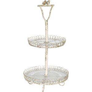 Etagere Ø 36x65 cm alb 5Y0728