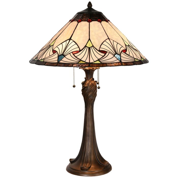 Lampă de masă Tiffany Ø 51x78 cm multicoloră 5LL-5394