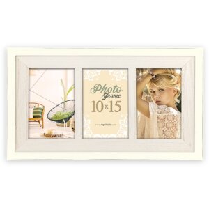 ZEP Galerie foto Arlon Cadru din lemn alb 3 fotografii...