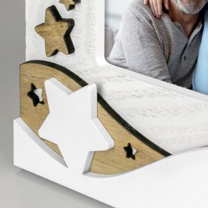 ZEP Holz-Fotorahmen Opa Herbert 10x15 cm weiß