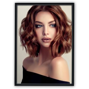 ZEP Metall-Fotorahmen Silvia 15x20 cm schwarz glänzend