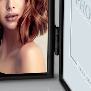 ZEP ramă foto metalică Silvia 2 fotografii 10x15 cm negru