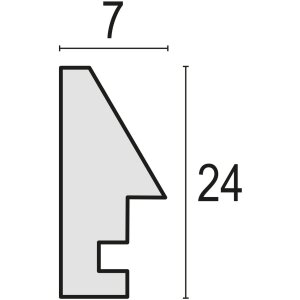 ZEP Dora Bilderrahmen Holzoptik Grau Schwarz Weiß 10x15 bis 20x30 cm