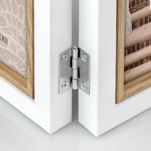 ZEP Cadru foto din lemn Ayas Alb Brown Sticlă normală 10x15 până la 30x45 cm