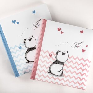 Album pentru copii Walther Little Panda albastru 50 pagini 28x30.5 cm