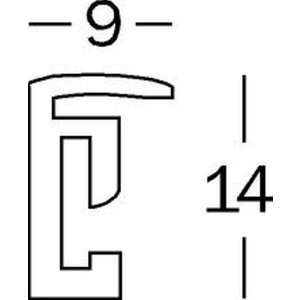 Cadru de plastic Walther New Lifestyle 10x18 cm auriu