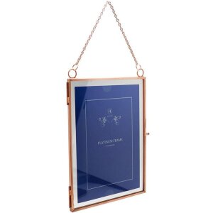 Vintage cadru metalic 2 fotografii 10x15 cm la 15x20 cm