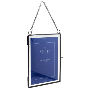 Vintage cadru metalic 2 fotografii 10x15 cm la 15x20 cm