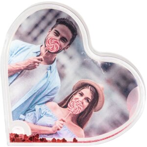 Hama Acryl-Rahmen Heart 9,4x7,6 cm Herzform mit...