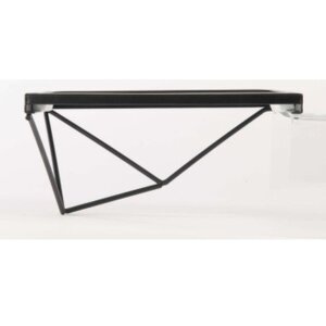 Cadru foto metalic Baltimore 10x15 cm negru