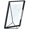 Cadru foto metalic Baltimore 10x15 cm negru