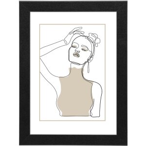 Cadru din lemn Copenhaga 13x18 cm negru