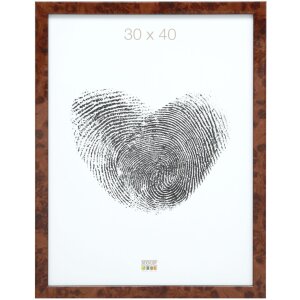 Deknudt S46RG Bilderrahmen Wurzelholzoptik 10x15 bis 40x60 cm Normalglas