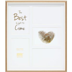 Galerierahmen S46WG natur mit Passepartout für 2-5 Fotos 10x15 cm 13x18 cm