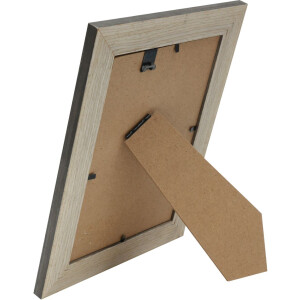Cadru foto Deknudt S46ZH7 gri efect lemn 3 cm lățime 10x10 la 20x30 cm