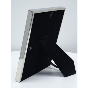 Cadru foto Deknudt S57MP1 argintiu lucios cu passe-partout