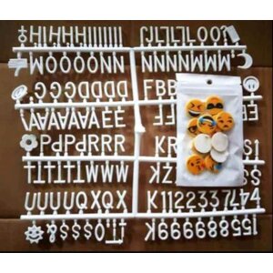 Letterboard cu galerie foto 8 fotografii maro