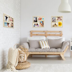 Galerie foto Henzo Rama din lemn Pure Barry 4 fotografii 10x15 cm în diferite culori