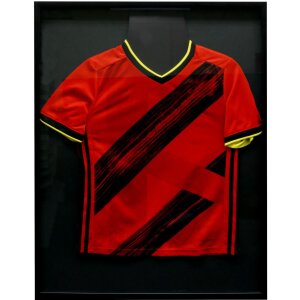 Deknudt Trikot-Bilderrahmen 60x80 cm schwarz T-Shirt Rahmen