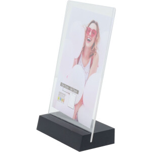 Suport foto din lemn S58RV negru 15x20 cm