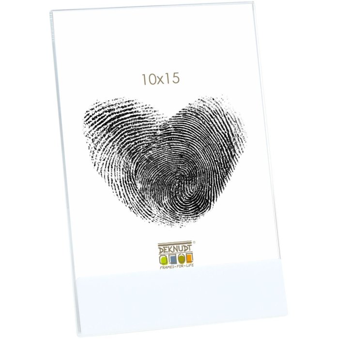 Deknudt Fotohalter S58SG weiß 10x15 cm