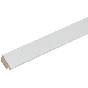 Cadru din lemn S66KD1 argint 20x20 cm cu passe-partout