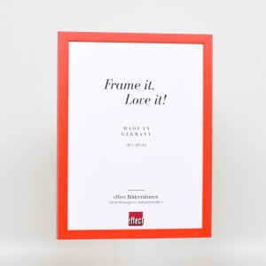 Cadru din lemn Top Cube 10x10 cm sticlă roșie anti-reflexivă