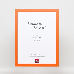 Cadru din lemn Top Cube 10x10 cm portocaliu sticlă de muzeu