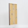 Effect Holzrahmen Profil 35 braun 10x10 cm mit Normalglas und Abstandshalter