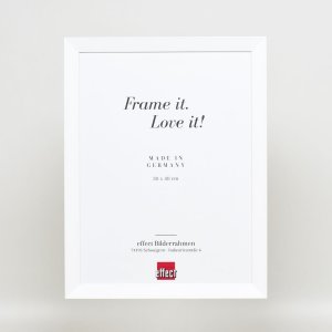 Rama din lemn cu efect Top N alb 10x10 cm sticlă acrilică