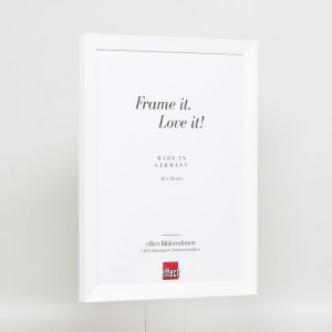 Rama din lemn cu efect Top N alb 10x10 cm sticlă acrilică