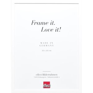 Effect Holzrahmen Profil 35 weiß 10x15 cm Acrylglas