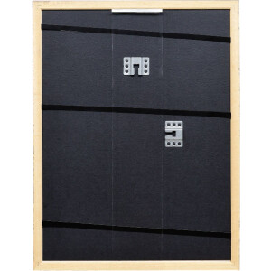 Efect cadru din lemn profil 38 maro 10x15 cm sticlă acrilică