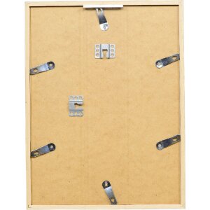 Efect cadru din lemn profil 35 maro 10x15 cm sticlă normală + distanțier