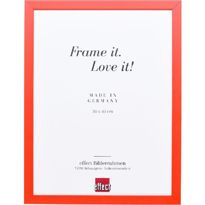 Cadru din lemn Top Cube 10.5x14.8 cm sticlă roșie anti-reflexivă