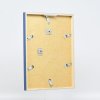 Effect Holzrahmen Profil 35 blau 13x13 cm Antireflexglas