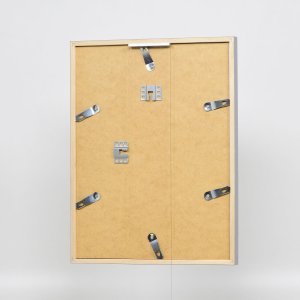 Effect Holzrahmen Profil 35 hellgrau 13x13 cm mit Normalglas