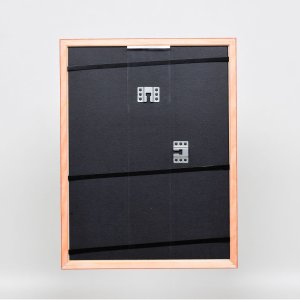 Efect cadru din lemn profil 89 roșu 13x13 cm sticlă muzeu