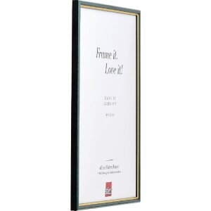 Efect cadru din lemn profil 23 albastru 13x18 cm sticlă transparentă