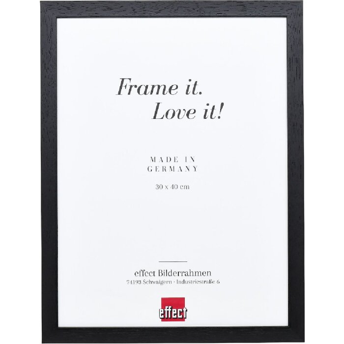 Efect cadru din lemn profil 2210 negru 13x18 cm sticlă anti-reflexivă