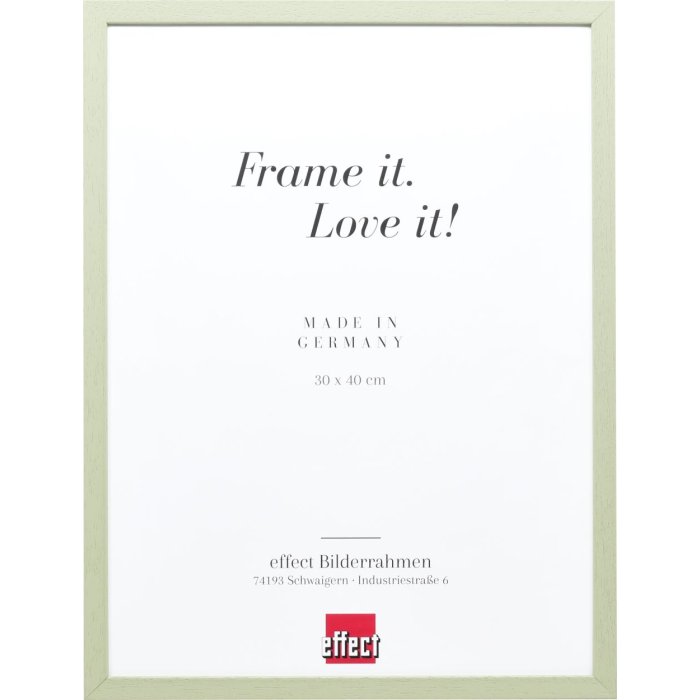 Effect Holzrahmen Profil 35 grün 13x18 cm Normalglas