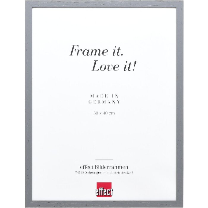 Efect cadru din lemn profil 35 antracit 13x18 cm sticlă antireflex