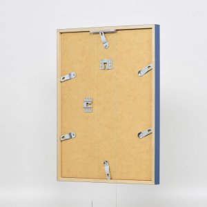 Effect Holzrahmen Profil 35 blau 13x18 cm Normalglas Abstandshalter