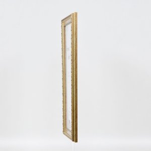 Effect Holz-Barockrahmen Profil 37 antiksilber 13x18 cm Museumsglas