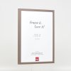 Effect Holzrahmen Profil 35 braun 14,8x21 cm Normalglas